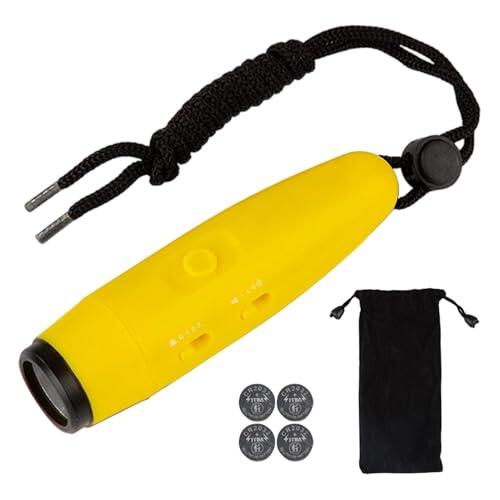 Bocina Senderismo Antiosos - 4 Volúmenes 3 Portátil 125dB - Bocina Autodefensa Antiosos | Para Senderismo Escalada Eventos Exploración y Seguridad Al Aire Libre Control