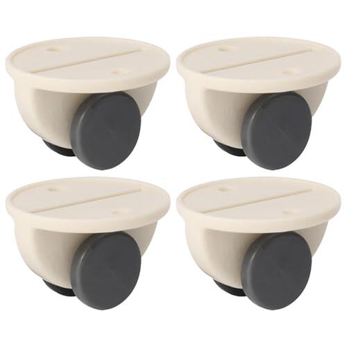 Mini Ruedas Adhesivas, Ruedas no giratorias, Mini ruedas fijas de 4 piezas, ruedas pequeñas para cajas de almacenamiento, pies rodantes adhesivos para electrodomésticos pequeños