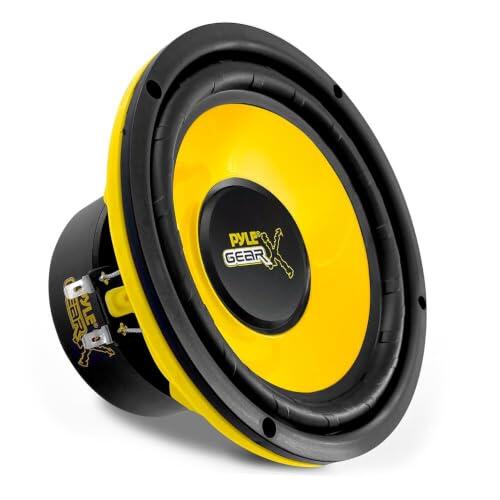 Pyle Altavoces para Auto, 6.5”, Sonido con woofer, Graves Medios, 300W, 4ohm de impedancia, Frecuencia de 60-20KHz, Estereo