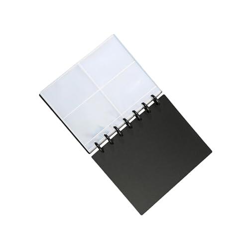 QIXCXAZ Miniálbum de fotos de 3 pulgadas, carpeta de páginas transparentes, regalo para graduados y amigos, fácil de organizar momentos especiales, miniálbum de fotos de 3