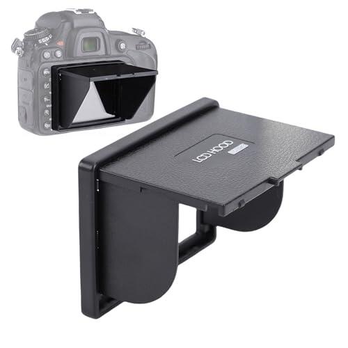XUMIUZIY Parasol LCD para Cámara, Parasol de Visor óptico Profesional de 3,2 Pulgadas con Estructura Magnética de Liberación Rápida