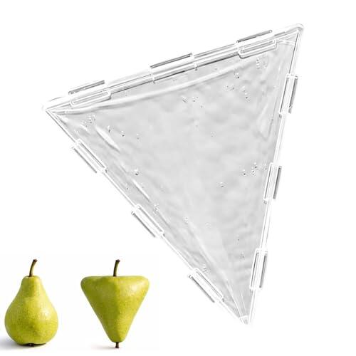 Molde de cultivo de verduras, paquete de 3 unidades, transparente, forma de calabaza y tomates, con cubos, accesorios de jardín con calidad estable, 10 x 10 cm, forma creativa de crecimiento para