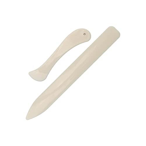 YUEHISY Carpeta de Huesos para Manualidades en Papel, Herramienta de Pliegue con Borde Pulido para Origami, álbumes de Recortes, Fabricación de Tarjetas, Cuchillo de Puntuación para Pliegues Precisos,
