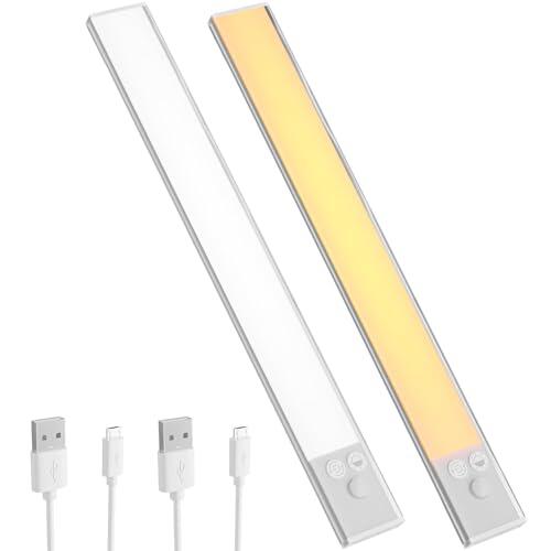 OUSFOT Luz LED con Sensor de Movimiento 30cm 2 Pack