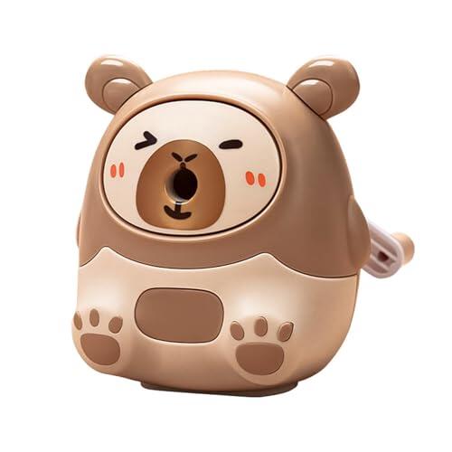 Sacapuntas De Mano - Cortador De Lápiz Giratorio Manual Portátil, Sacapuntas De Dibujos Animados Capybaras, Suministros De Dibujo Escolar | Herramienta De Sacapuntas Para, Para Uso Creativo