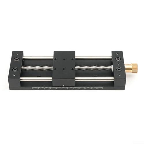 Etapa linear del movimiento que posiciona la tabla X-Axis que desliza, para la medida óptica y la aleación de aluminio del equipo de prueba (0-120m m con la base)