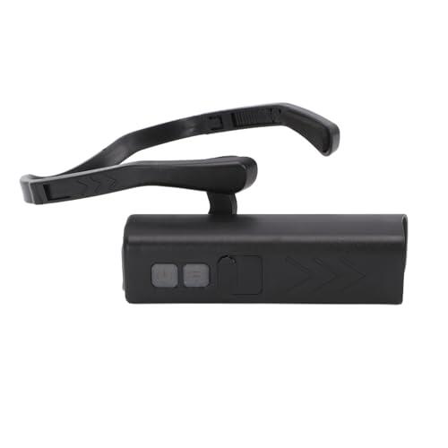 Keenso Linterna Frontal Montada en la Oreja, ABS PCS Linterna Frontal Recargable de 1000 MAh con Sensor de Movimiento Soporte Ajustable para Pesca, Camping, Senderismo, Correr