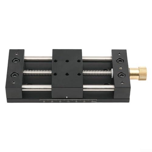 Etapa linear del movimiento que posiciona la tabla X-Axis que desliza, para la medida óptica y la aleación de aluminio del equipo de prueba (0-75m m con la base)