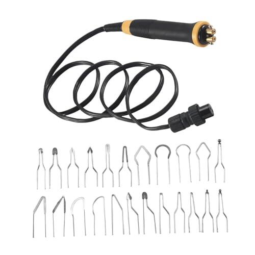 Generic Kit para Quemar Madera con 21 Puntas de Alambre, Herramienta de Pirograbado para Trabajos de Carpintería Y Manualidades.