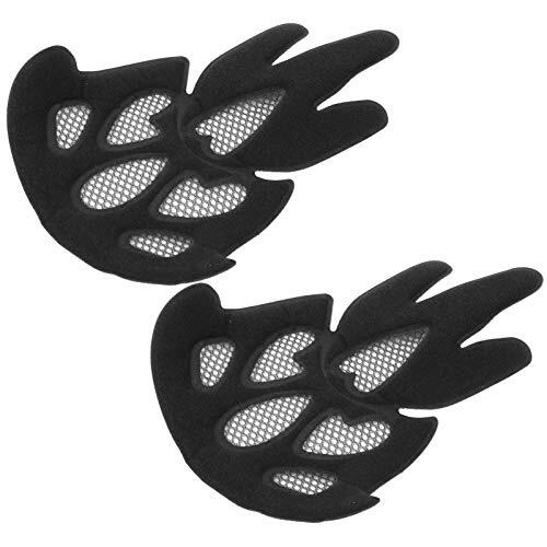 Haofy Kit de Acolchado para Casco de Bicicleta, Forro de Repuesto de Esponja, 2 Juegos de Cojines Suaves, Extraíbles, Lavables y Transpirables para Bicicleta Eléctrica, Motocicleta, Adultos