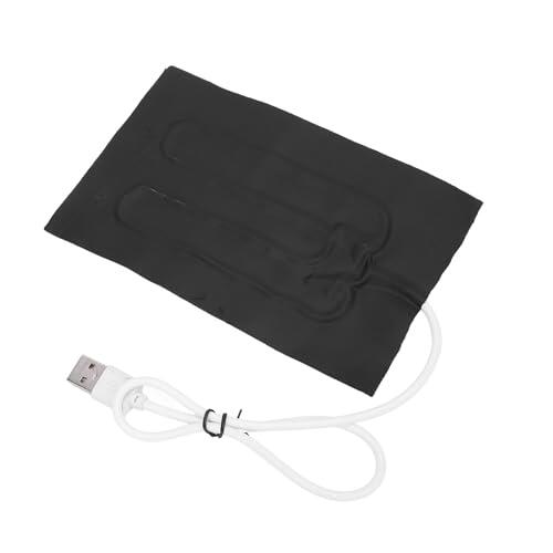YUEHISY Calentador de Tela USB 15,4x10cm 5V a 5W Almohadilla Térmica Flexible de Calentamiento Rápido para Calentador de Manos, Posavasos con Bufanda Calentada, Alfombrilla para Mascotas