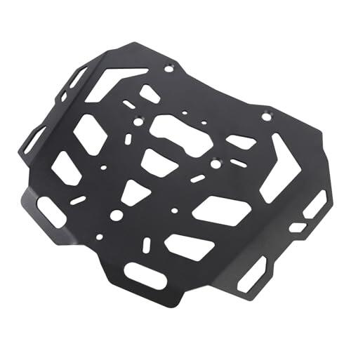 CHICIRIS Portaequipajes trasero para motocicleta, de aluminio, con revestimiento negro, con instalación rápida y superficie inoxidable, para Norden 901 2021 2024