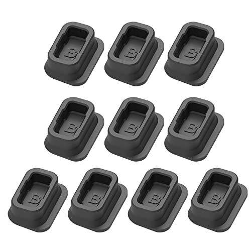 FackLOxc 10 Piezas Tapas de Protección de Silicona Antisuciedad a Prueba de Polvo para 42mm / 46mm / Pace 2 Protector de Puerto de Carga Tapas de Protección a Prueba de Polvo para Reloj
