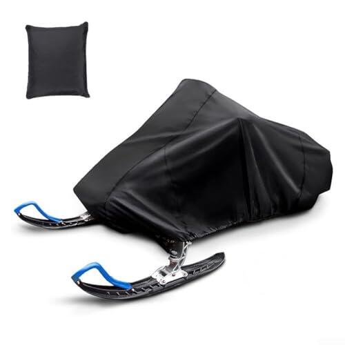 210T Oxford - Funda para moto de nieve, cubierta impermeable para trineo resistente al desgarro, bolsa de almacenamiento a prueba de polvo para uso en invierno al aire libre, protección resistente (XL