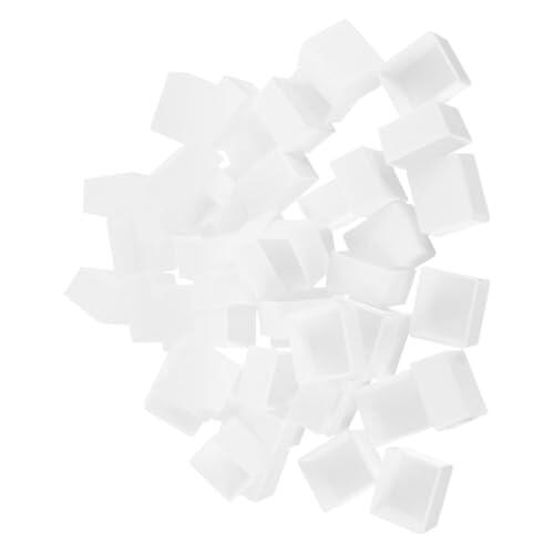 VILLCASE 75piezas Sartenes de Plástico para Pintura Acuarela Vacías Media Pastilla para Almacenamiento y Mezcla Paleta Portátil para Pintura DIY Adecuado para Acrílicos y Acuarelas