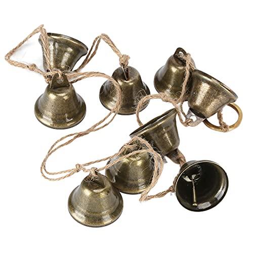 Yechiry Campanas de Viento de Latón, Campanas de Decoración Retro, Campanillas de Viento de Cobre con Sonido Fuerte, No Es Fácil de Oxidar, Ideal para Decoración del Hogar, Jardín y Habitación