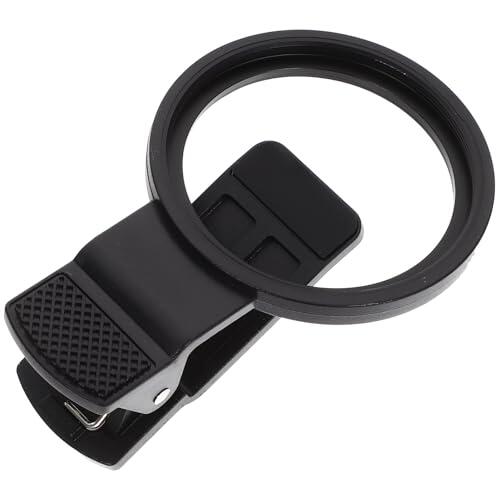 Gadpiparty Clip de Filtro de Lente para Móvil y Cámara de 52 Mm Rosca Metálica, Portátil y Compatible Múltiples Dispositivos, Ligero y Resistente para Fotografía