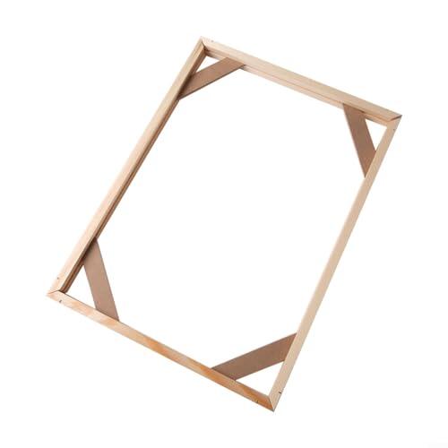 Marco de fotos de madera de fácil montaje para pósteres y arte, marco resistente de 3 cm de ancho para decoración de pared del hogar, ajuste seguro y acabado suave, 20 x 30 cm (30 x 40 cm)