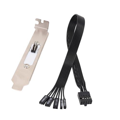 Cable de cubierta de ranura PCIE de altura completa con cable plano de 30 cm para un fácil mantenimiento de la computadora y depuración del cable de cambio de alimentación PCIE