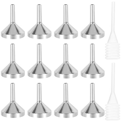 Operitacx Mini Embudos Accesorios con Gotero para Uso Prolongado 10 Embudos Pequeños para Llenar Botellas con Material de Alumina y Plástico para Laboratorio de Ciencia