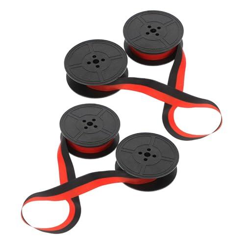 POPETPOP Cinta para Máquina de Escribir Antigua de Nylon, 2 Juegos Resistentes Decoloración, Compatible Modelos Manuales para Uso en Oficina
