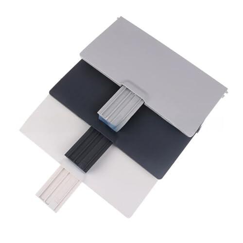 Kivivaka Bandeja de entrada de papel para LaserJet 1018 1020plus 1010 1012 1015, impresora frontal de PVC para puerta de repuesto gris
