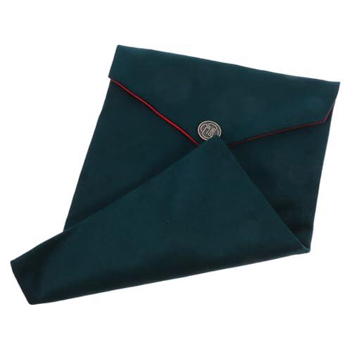 BESTOMZ Bolsa Decorativa Budista de Terciopelo Gran Capacidad y Material Suave, Diseño Minimalista para Almacenamiento de Textos Religiosos y Libros Sagrados
