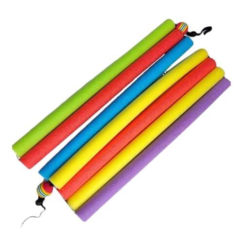 Homyl Barra de Salto para Alto Barra Bungee para Entrenamiento Atlético Cuerda de Salto en Espuma Y Goma Resistente Banda Flexible para Salto, Longitud 3.5 M