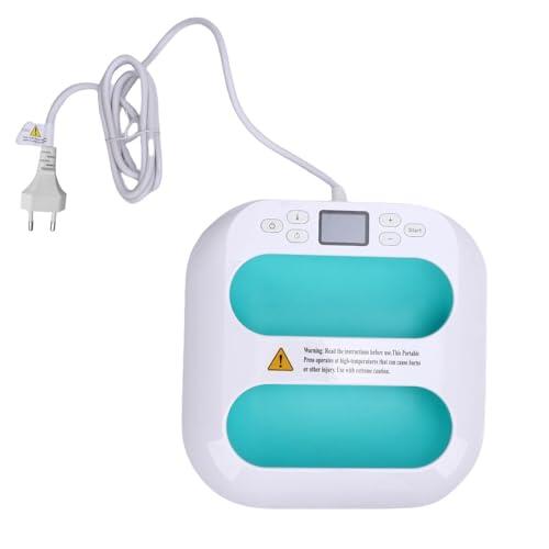 Zunate Máquina de Transferencia de Calor Versátil, Prensa de Calor Pequeña para Camisetas y Almohadas, Ajustable para Diferentes Tejidos, 9x9 Pulgadas (Enchufe de la UE)