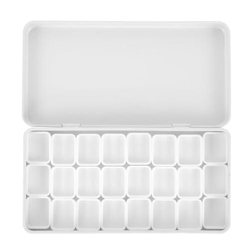 SHERCHPRY Caja de Acuarelas Compartimentos de Hierro y Plástico, Set para Pintura y Arte, Mantiene Organizados y Protege Colores Acuarelables en Escritorio