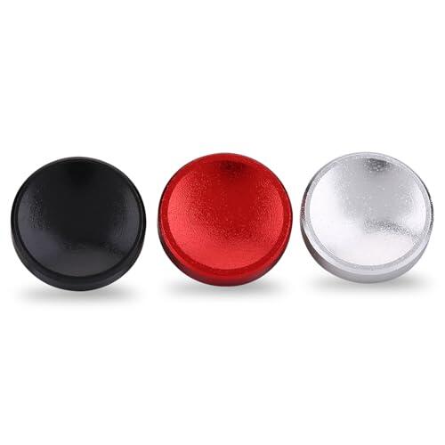 Acouto 3 Botones Disparadores de Cámara, Aleación de Aluminio con Superficie Cóncava Anodizada, Prensa Cómoda de Borde Suave, Ajuste Universal para Fuji HASS