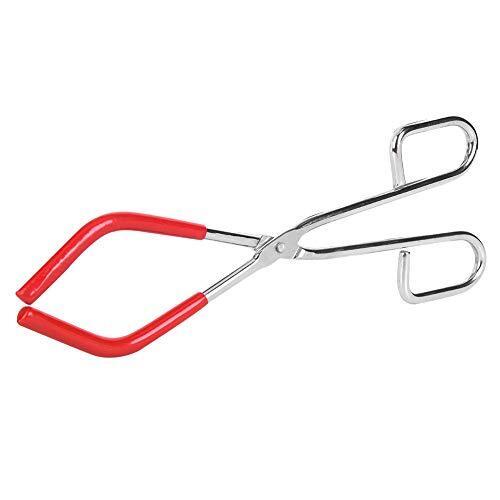 aqxreight Clip para Vaso, Herramienta de Laboratorio de Acero Inoxidable con Galvanizado para un Manejo Seguro del Vaso en Laboratorios, Plantas y Entornos Educativos, Instrumento de Enseñanza para