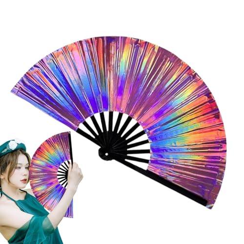 Fans de mano para mujeres plegables, ventilador de manos plegable | Barny Fan Craft for Women,Propiedades de fotos japonesas chinas Accesorios de para decoraciones de boda de cosplay de baile