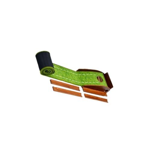 TUXCAXI Tapete de Golf para Putting Green, para práctica en Interiores y Exteriores, fácil de Montar, con Retorno automático de Bola, Divertido Juego para