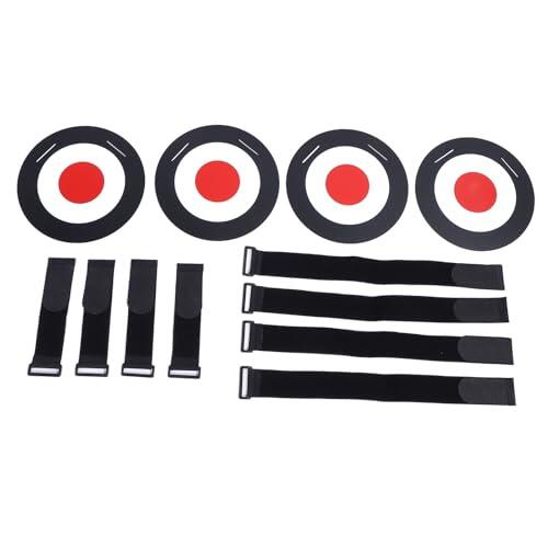 Srliya Equipo de Entrenamiento de Tiro de Portería de Fútbol Duradero de 4 Piezas para Mayor Precisión y Mejora de Habilidades, para Práctica Individual y en Equipo, Material ABS
