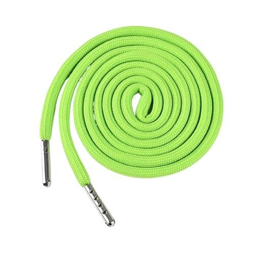 Cordón para Pantalones 1/3/5 Uds. 135cm 6mm cordón Redondo Trenzado Pantalones de chándal Cintura Cuerda Sudaderas con reemplazo(Fluorescent Green,1Pc)