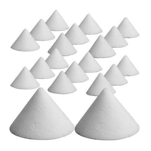 CRAFTHROU 20 Clavos Soporte Horno Cerámica Aluminio Resistente 20 Piezas para Cocción Alta Temperatura Herramientas Cerámica Accesorios Artesanía Manualidades
