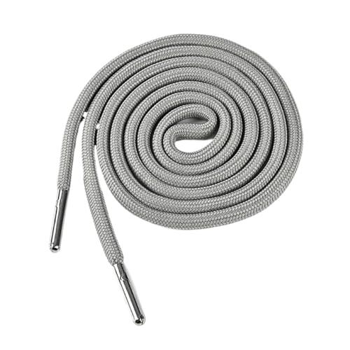 Cordón para Pantalones 1/3/5 Uds. 135cm 6mm cordón Redondo Trenzado Pantalones de chándal Cintura Cuerda Sudaderas con reemplazo(Grey,1Pc)
