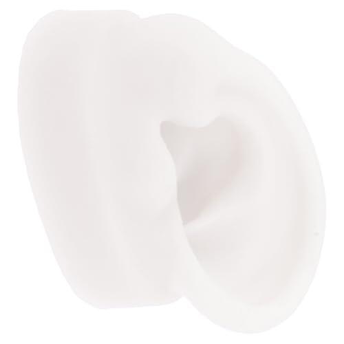CRAFTHROU Modelo de Oreja Falsa de Silicona para Práctica de Perforación, Exhibición de Joyas y Entrenamiento de Piercing, Molde Realista Tamaño Pequeño para Uso Educativo y Profesional