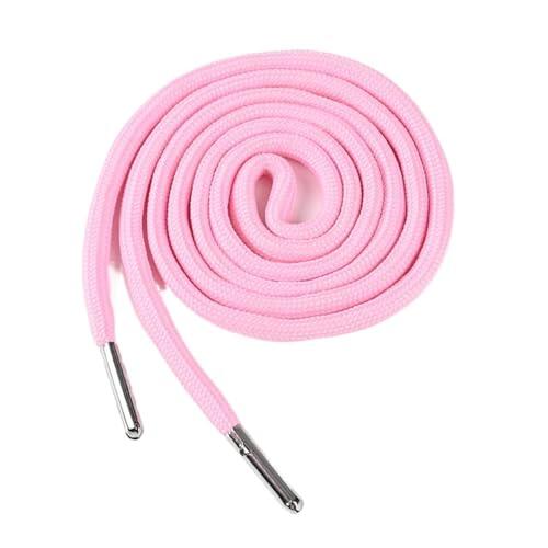 Cordón para Pantalones 1/3/5 Uds. 135cm 6mm cordón Redondo Trenzado Pantalones de chándal Cintura Cuerda Sudaderas con reemplazo(Pink,1Pc)