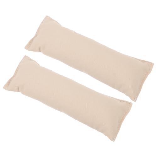 CALLARON Almohadilla Ergonómica de Algodón para Articulaciones y Muñecas, 2 Piezas Antideslizantes para Mesa de Oficina y Escritorio de Computadora, Alivia la Fatiga