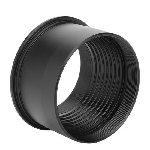 Generic Adaptador de Montaje de Aleación de Aluminio Engrosado de 2 "a T2 con Rosca M42 * 0,75 Ocular del Telescopio Accesorios de Cámara Adaptador de Montaje para Astrofotografía Negro
