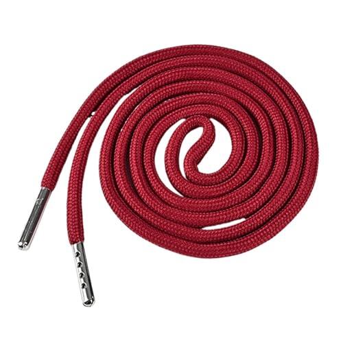 Cordón para Pantalones 1/3/5 Uds. 135cm 6mm cordón Redondo Trenzado Pantalones de chándal Cintura Cuerda Sudaderas con reemplazo(Red,1Pc)