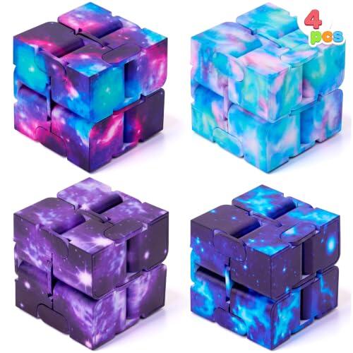 Guía completa sobre el cubo fidget infinito JOYIN de diseño galáctico para el manejo del estrés