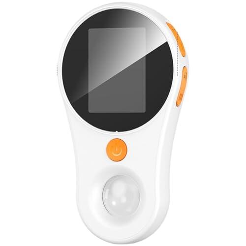 EasyByMall Microscopio digital de mano con aumento de 500X, herramienta científica portátil de 2 MP con pantalla IPS de 2 pulgadas y luces LED para inspección educativa