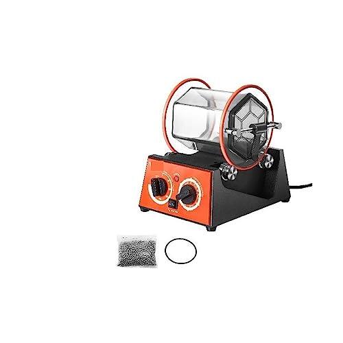 BAFEIYA Pulidor de Superficie de Vaso rotativo de 3kg y 5kg, máquina pulidora de Tambor de joyería, Herramientas de Acabado de minivaso DIY de Gemas(3Kg Capacity)