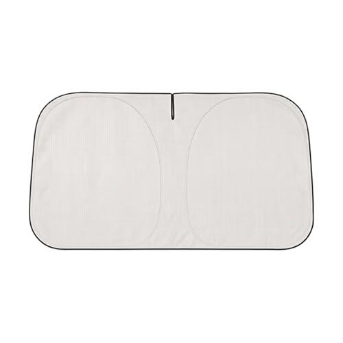 Parasol Parabrisas Delantero Coche con Protección UV, Protector Plegable para Apto del Parabrisas Grande o Pequeño, 140x80 cm