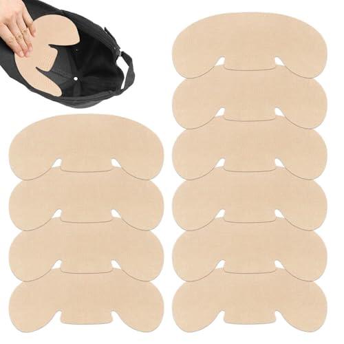 Hutschweißfutter * 10 Stück - 10 Stück selbstklebende, absorbierende Einlagen - Schweißabsorbierende Einlagen,geeignet für Damen und Herren, Sport, Arbeit, Outdoor-Aktivitäten sowie, b