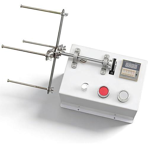 Bobinadora automática de borlas, circunferencia: 65 cm, velocidad: 3000 rpm, velocidad ajustable, función de reinicio, para talleres y grupos