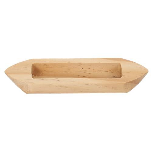 MERRYHAPY Modelo de Barco y Función Decorativa de Madera Natural Apariencia Realista para Dormitorio y Colección de Modelos Náuticos Rústicos